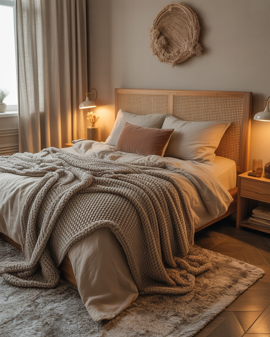 Use Textures to Create a Layered Cozy Look