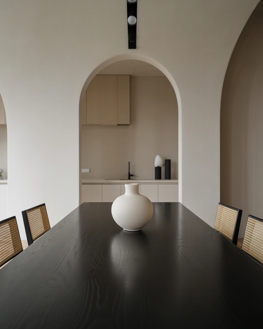 Use a Minimalist Centerpiece for a Clean Modern Style
