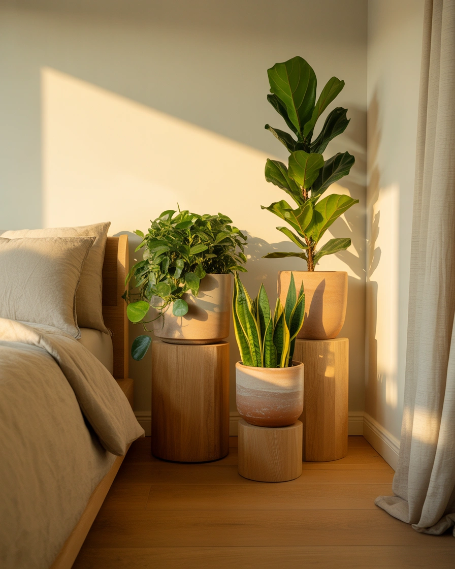 Use a Plant Stand to Create Different Heights