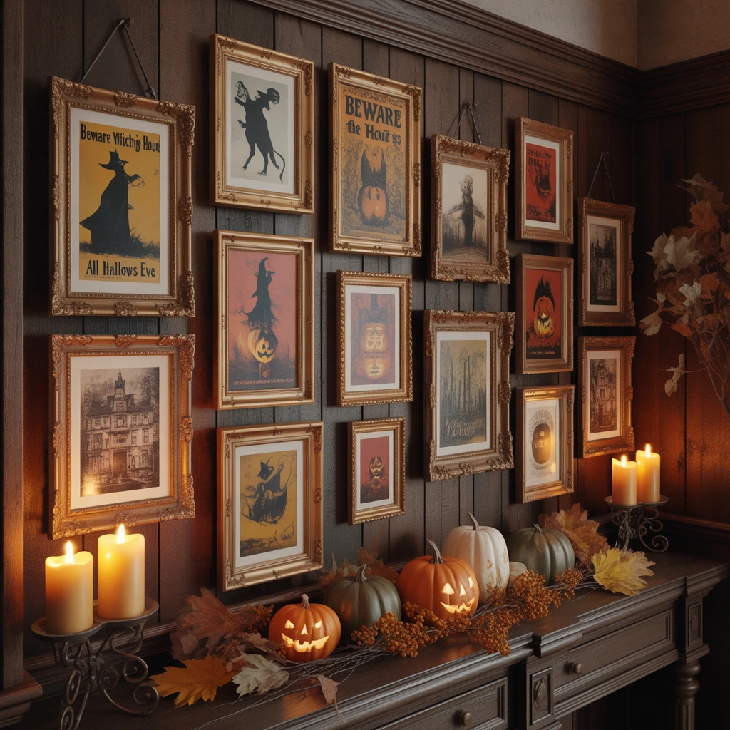 Vintage Halloween Posters and Antique Wall Art