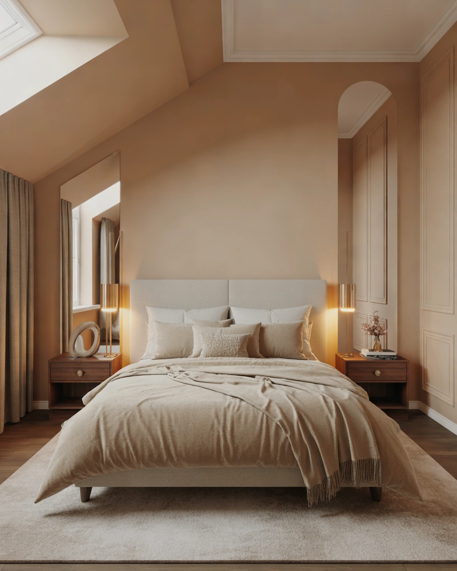 Warm Beige – A Timeless Neutral Bedroom Paint Color