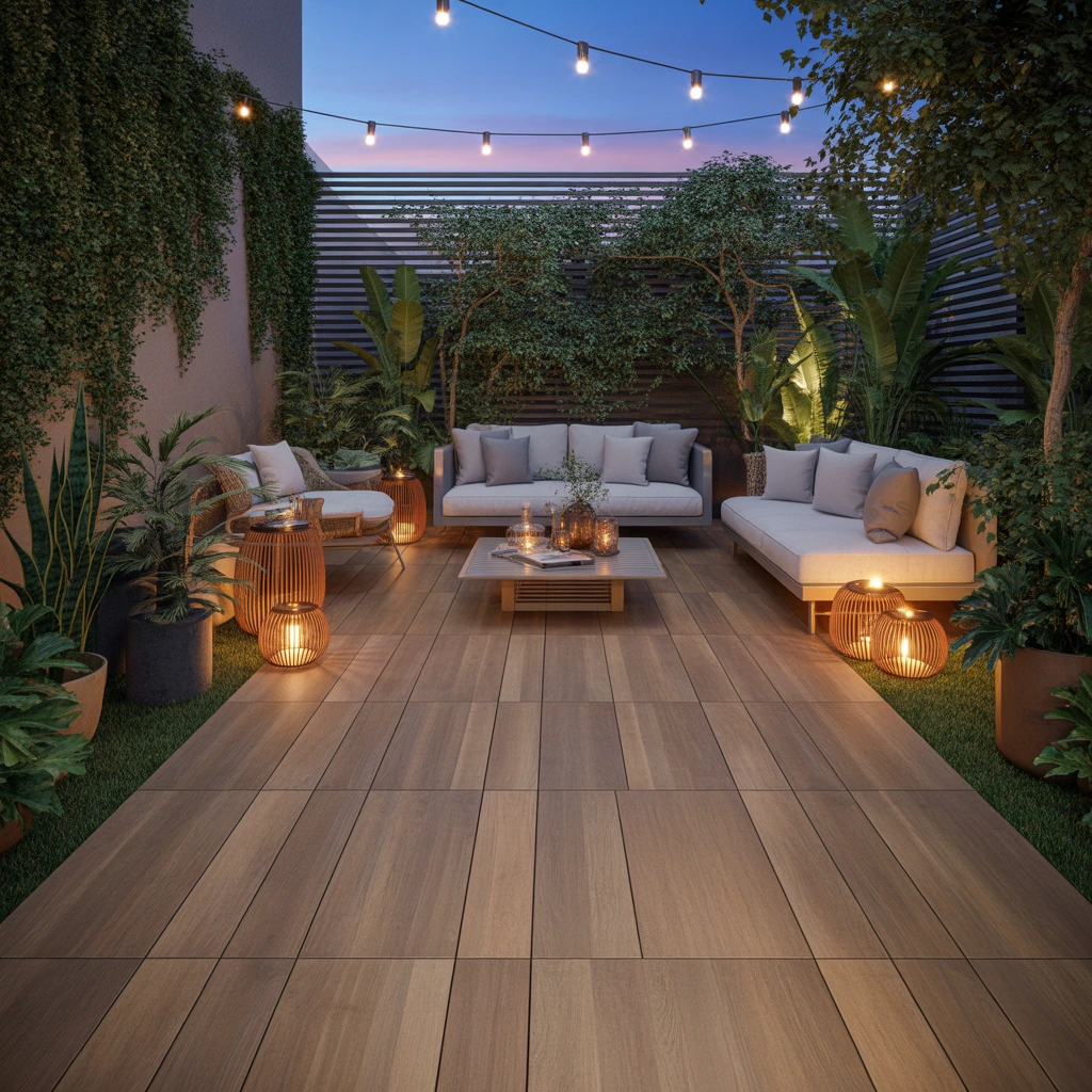 Wooden Effect Paving for a Cozy Outdoor Atmosphere