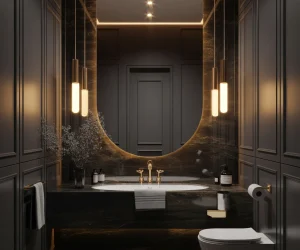 luxury black and gold bathroom interior 2MjGCgi4WLWRDut19Of0jQ K2BXXmj2TN2QCGut385NuQ cover