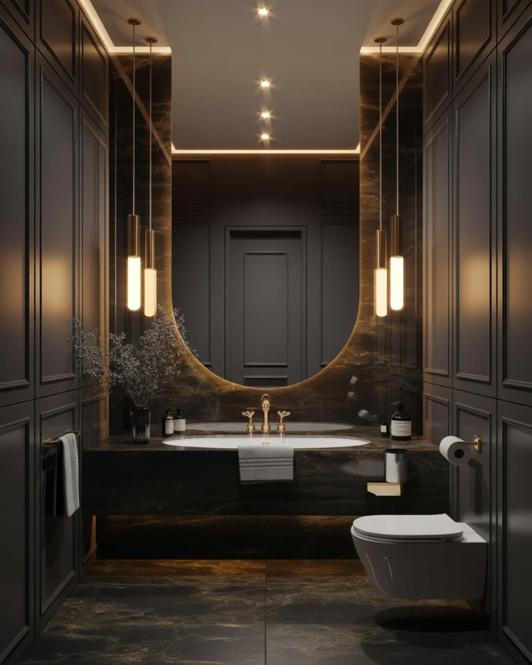 luxury black and gold bathroom interior 2MjGCgi4WLWRDut19Of0jQ K2BXXmj2TN2QCGut385NuQ cover