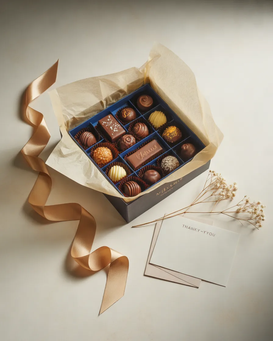 A-Personalized-Chocolate-Gift-Box-for-the-Wedding-Party