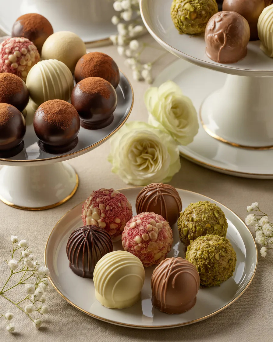 A-Romantic-Chocolate-Truffle-Display