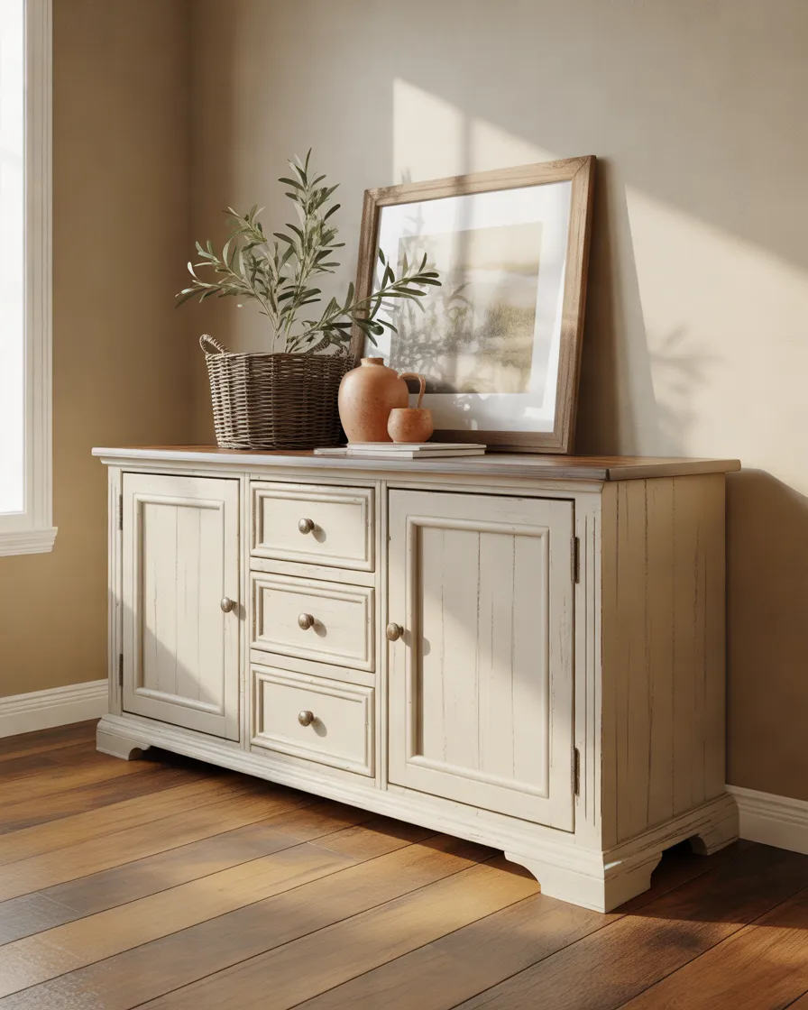 Achieve-a-Distressed-Farmhouse-Furniture-Finish