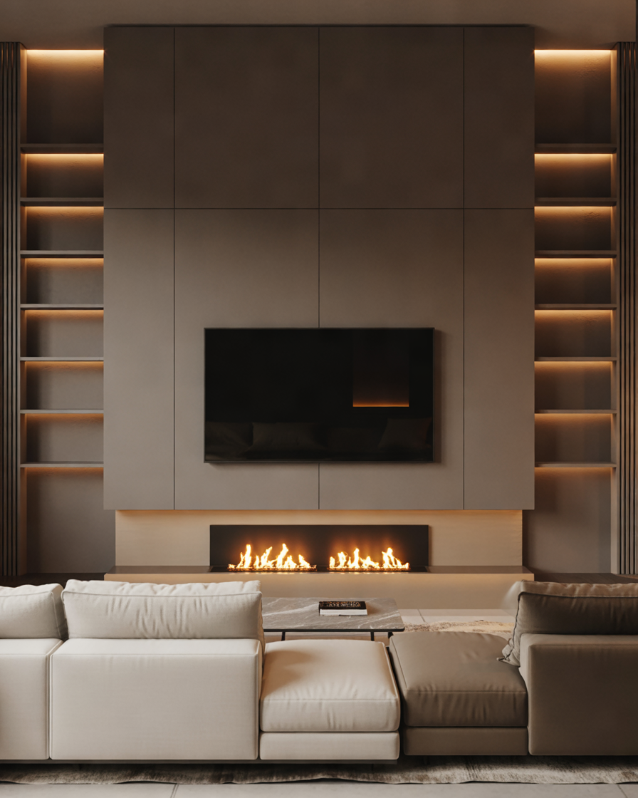 Add-Built-In-Lighting-Around-the-Fireplace-Wall