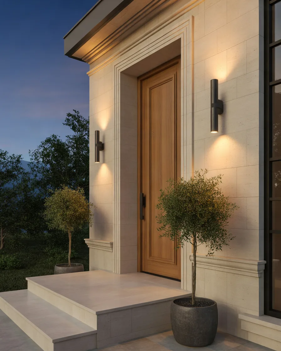 Add-Elegant-Wall-Sconces-to-Your-Front-Porch