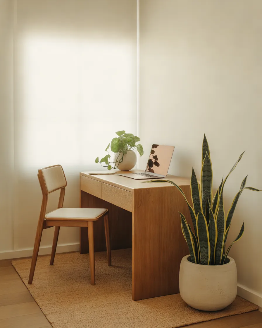Add-Indoor-Plants-for-a-Fresh-Minimalist-Workspace