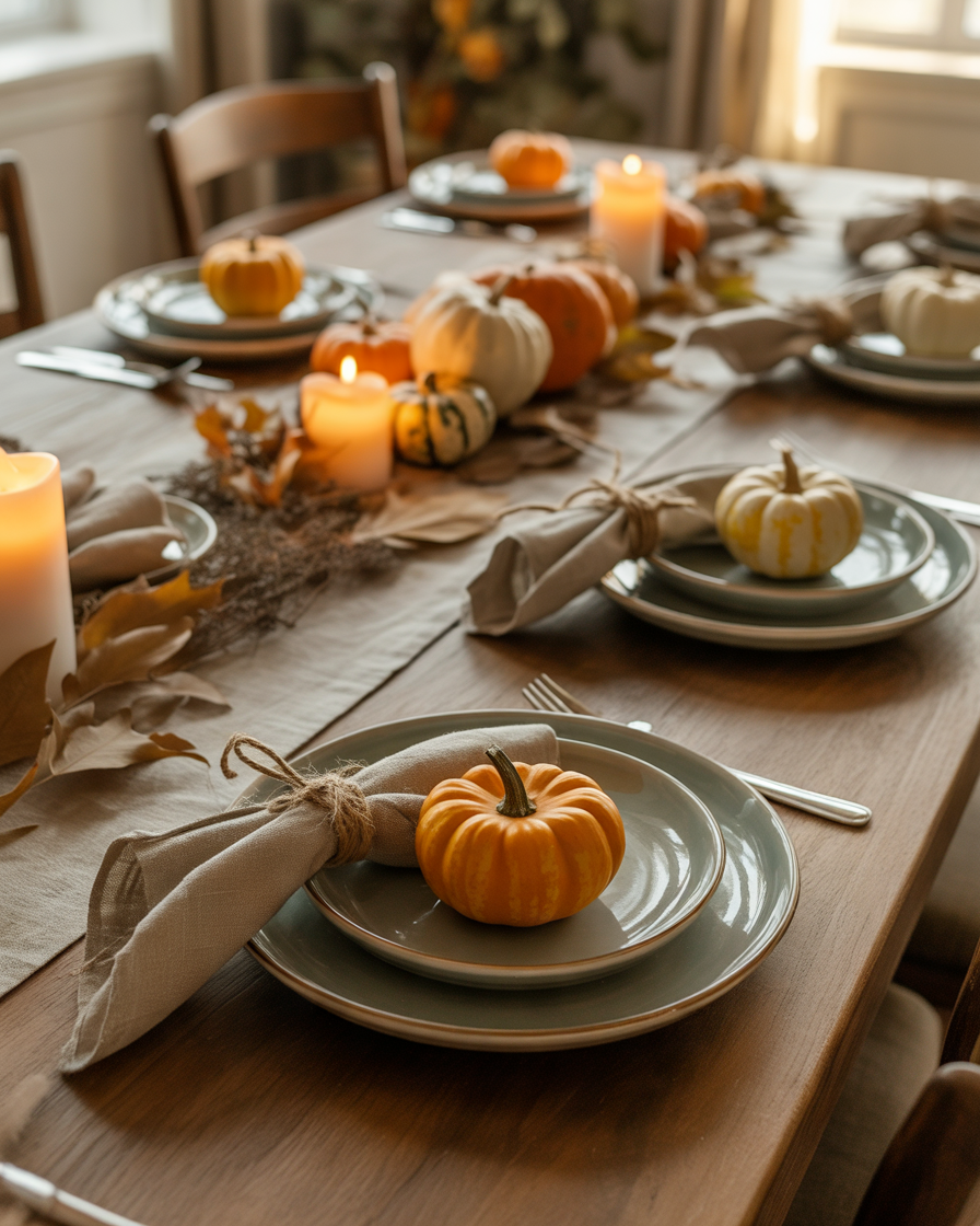 Add-Mini-Pumpkins-as-Individual-Place-Settings