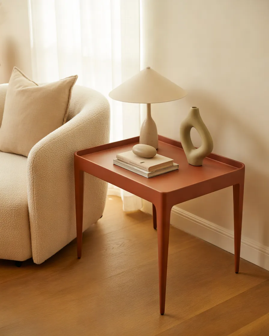 Add-Personality-With-a-Bold-Accent-Color-Side-Table