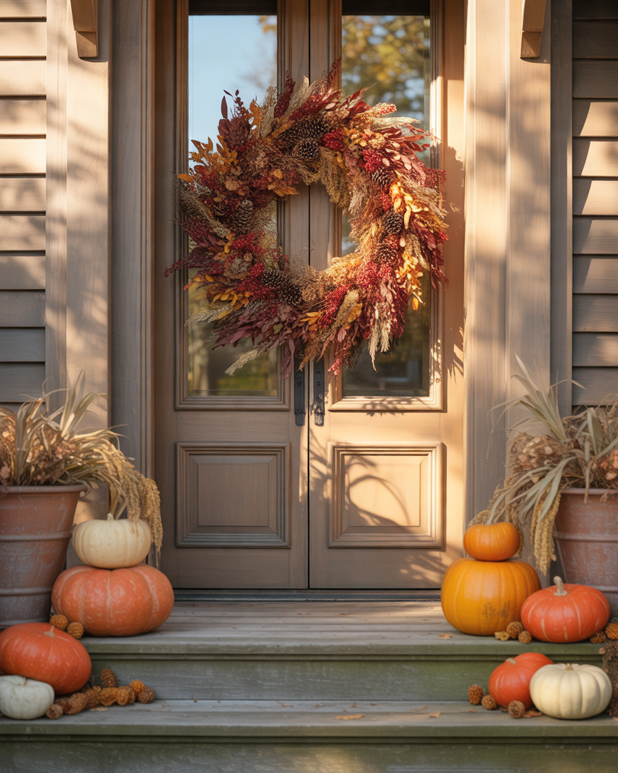 Add-a-Beautiful-Autumn-Wreath-to-Your-Front-Door