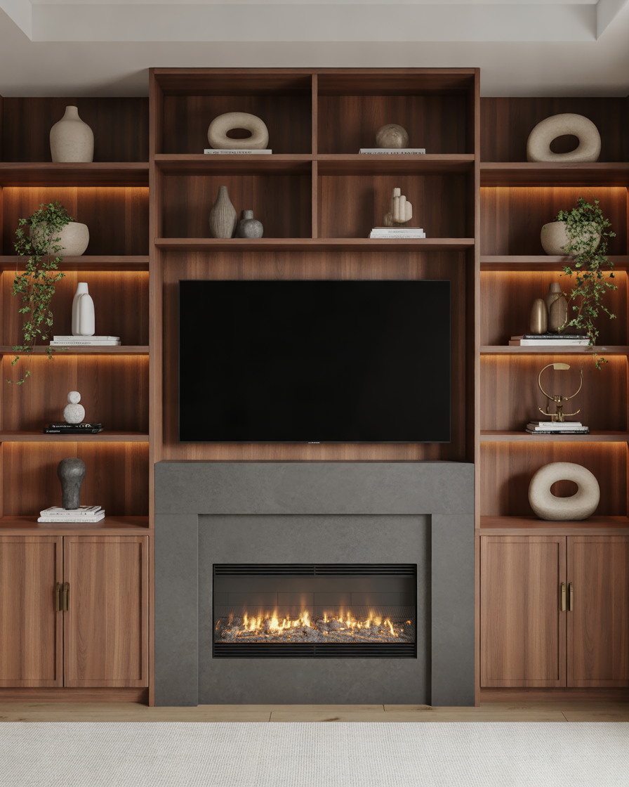 Add-a-Built-In-Fireplace-Entertainment-Wall