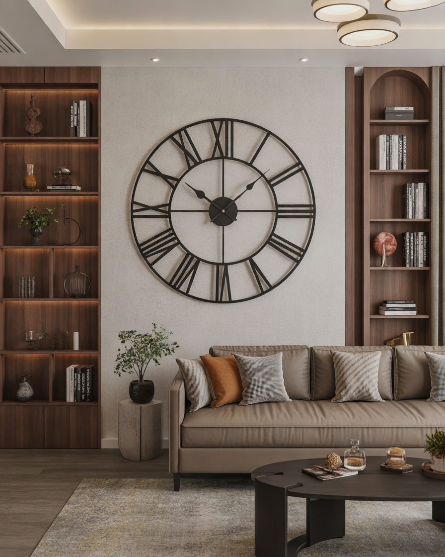 Add-a-Decorative-Wall-Clock-as-a-Functional-Feature