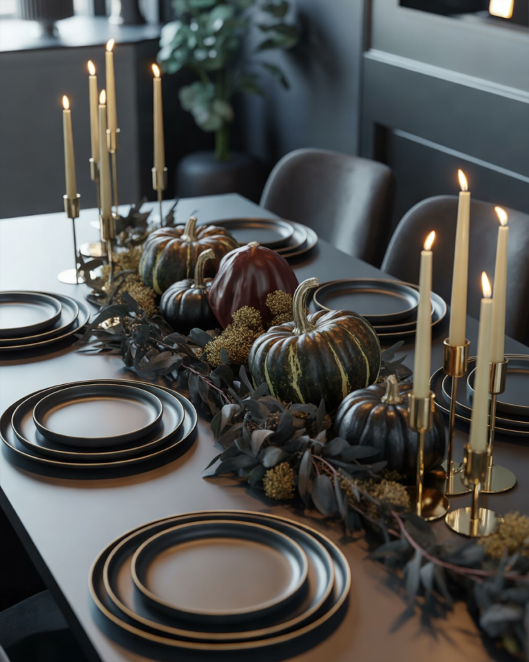 15 Dining Room Table Fall Decor Ideas to Create a Warm and Cozy Autumn Dining Space