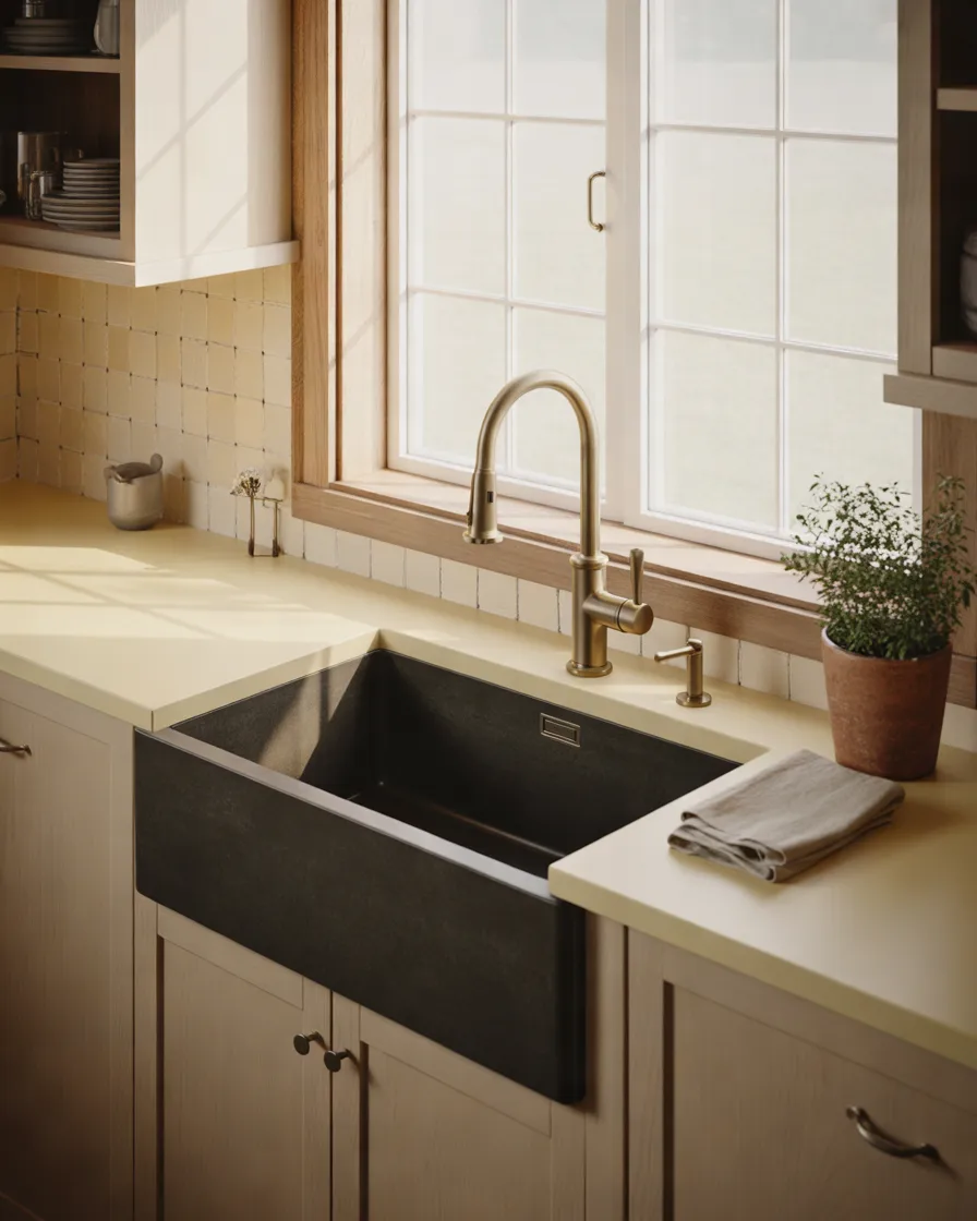 Black-Farmhouse-Kitchen-Sink-for-Bold-Contrast