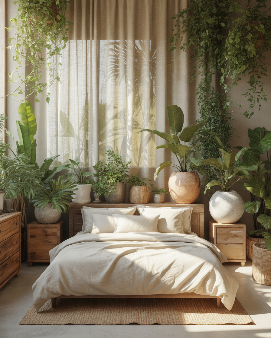 Bring-Nature-Indoors-With-Bedroom-Plants-and-Greenery