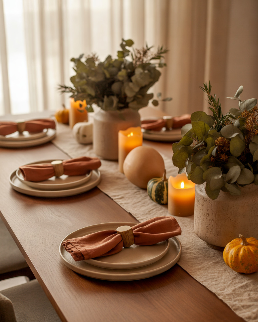 Bring-Warm-Earth-Tones-Into-Your-Dining-Table-Decor
