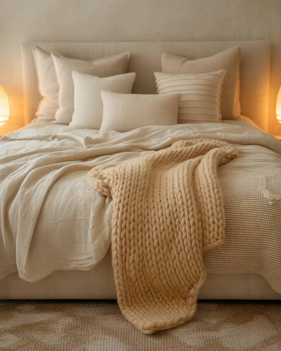 Bring-in-Texture-with-a-Chunky-Knit-Throw-and-Soft-Cushions
