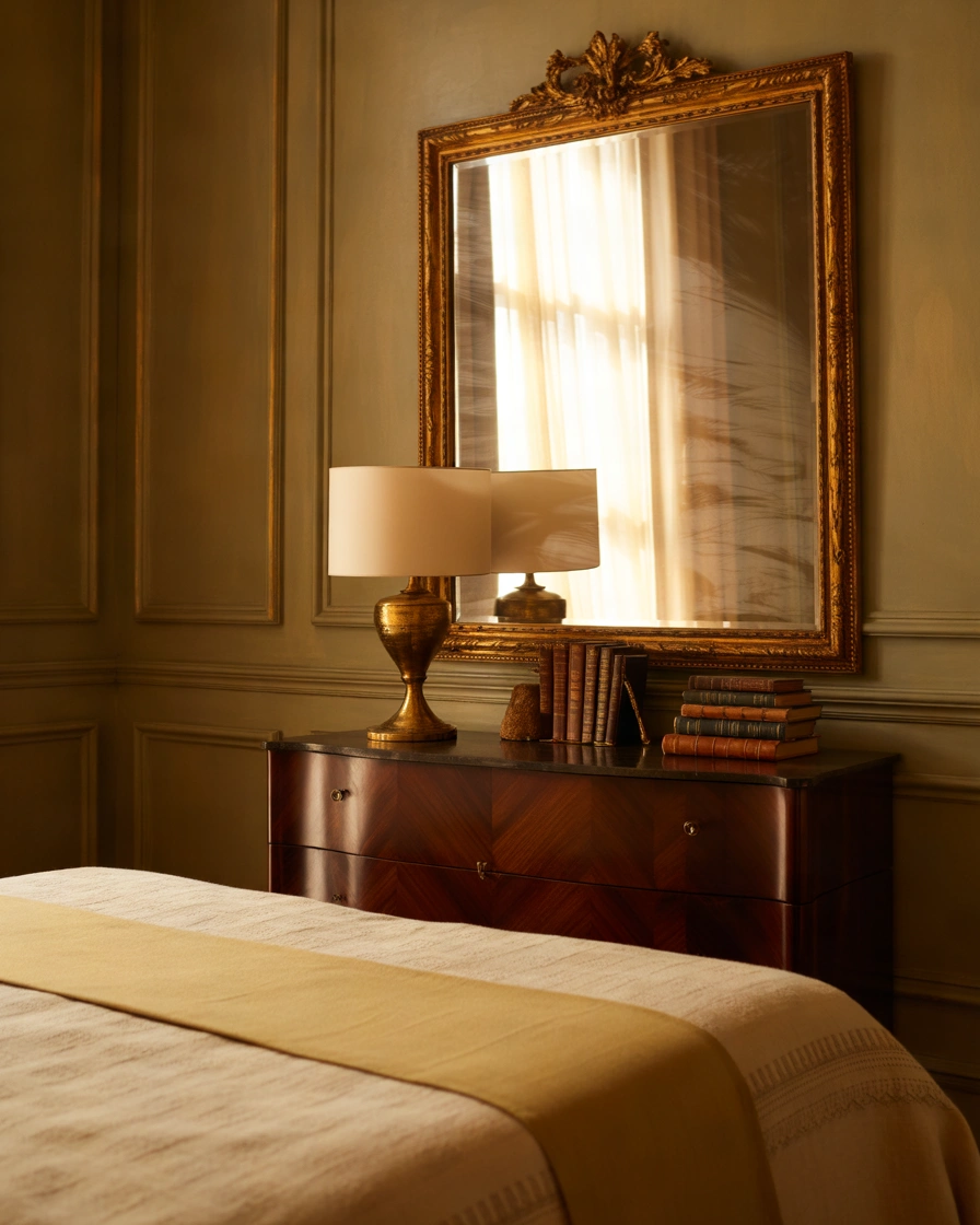 Bring in an Ornate Antique Mirror