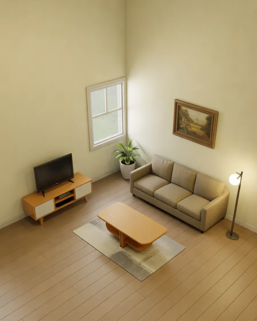 Budget-Friendly-Starter-Home-Living-Room