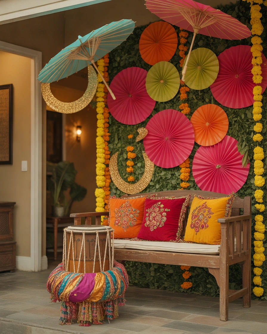 Build a DIY Dholki Photo Booth Corner