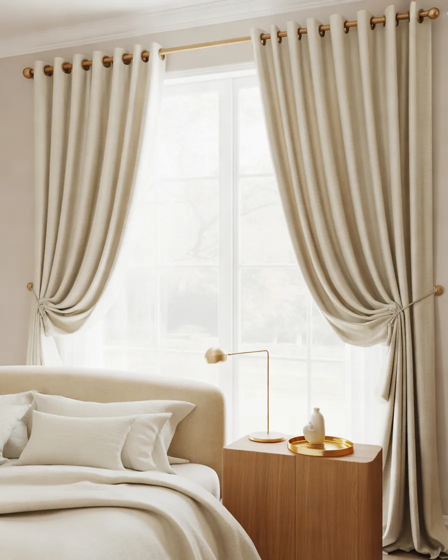 Choose-Gold-Curtain-Rods-and-Elegant-Window-Treatments