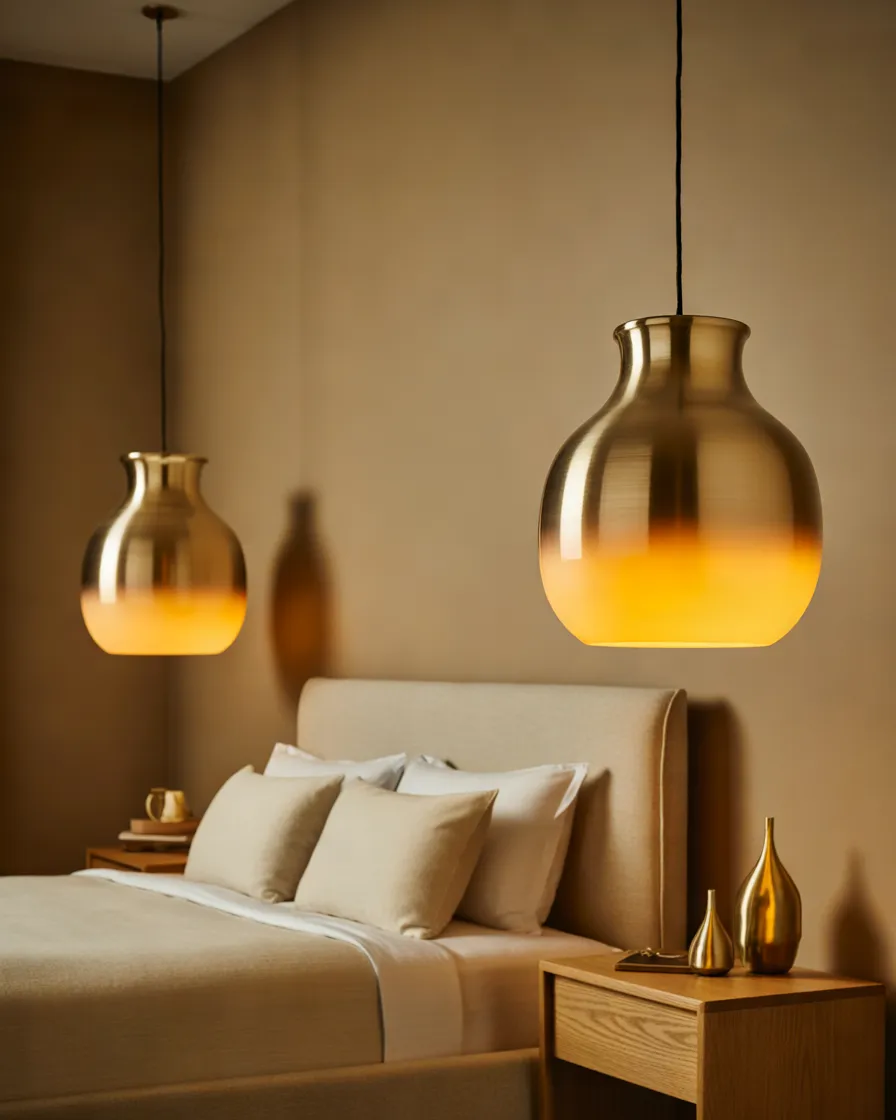 Choose-Gold-Pendant-Lights-for-a-Modern-Bedroom