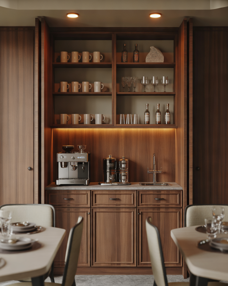 15 Coffee Bar Cabinet Ideas to Create a Cozy and Stylish Home Coffee Station