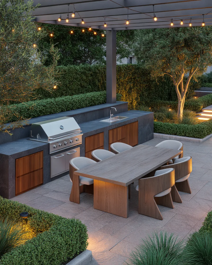 Combine-a-Dining-Table-With-a-Built-In-Outdoor-Kitchen