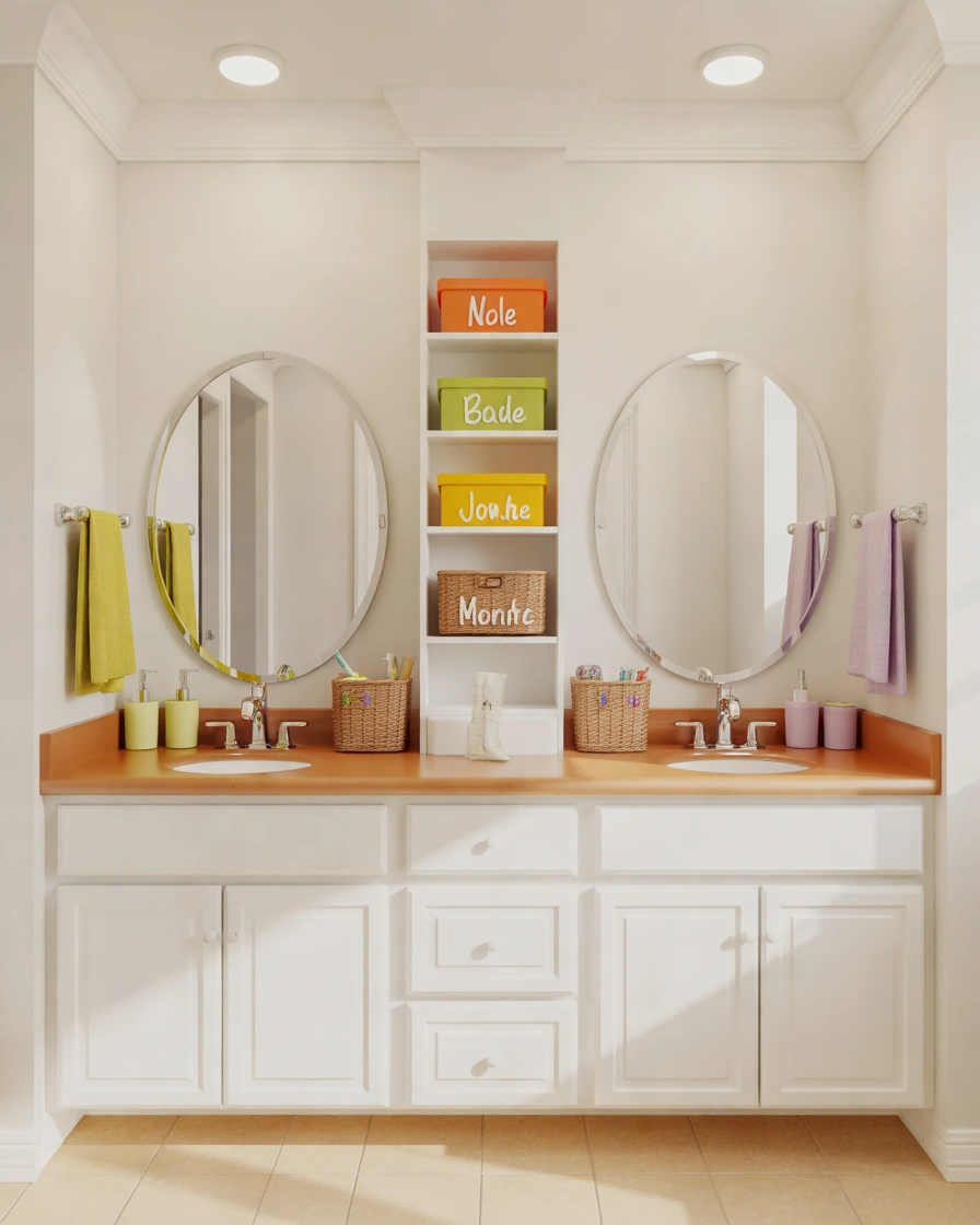 Create Two Personalized Vanity Zones