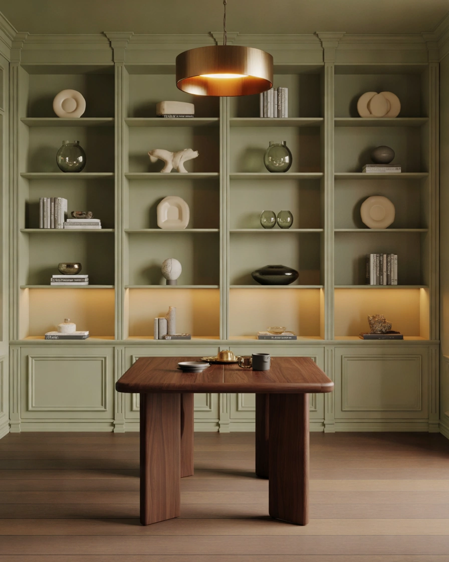 Create a Built In Display Wall