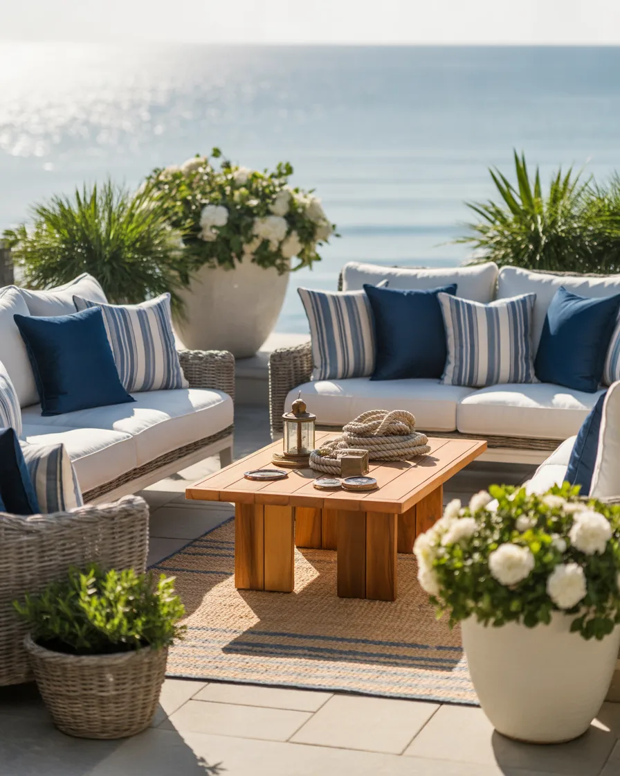 Create-a-Classic-Nautical-Patio-with-Navy-Blue-and-White