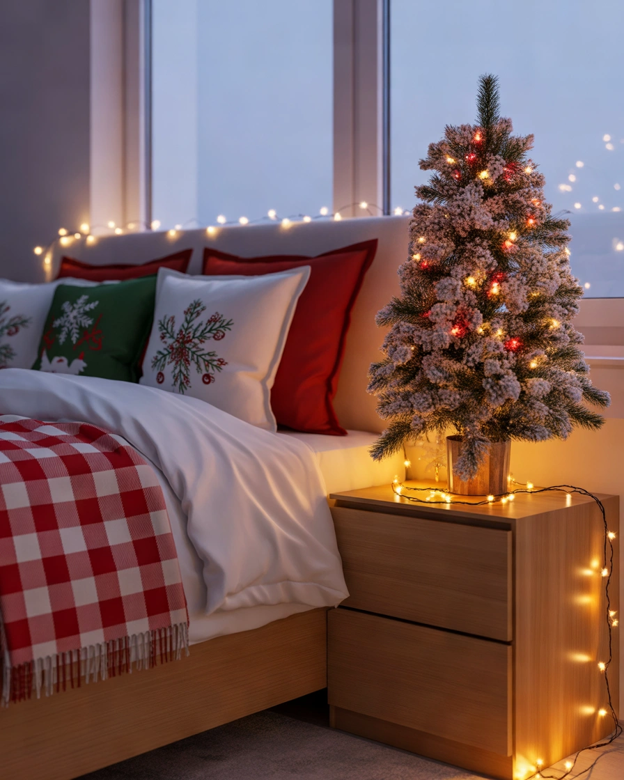 Create a Cozy Christmas Bed With Festive Bedding