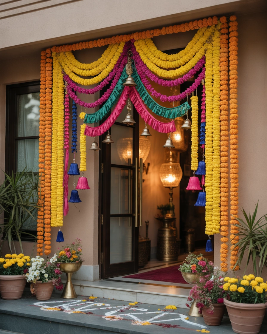 Create a DIY Dholki Entrance Decor