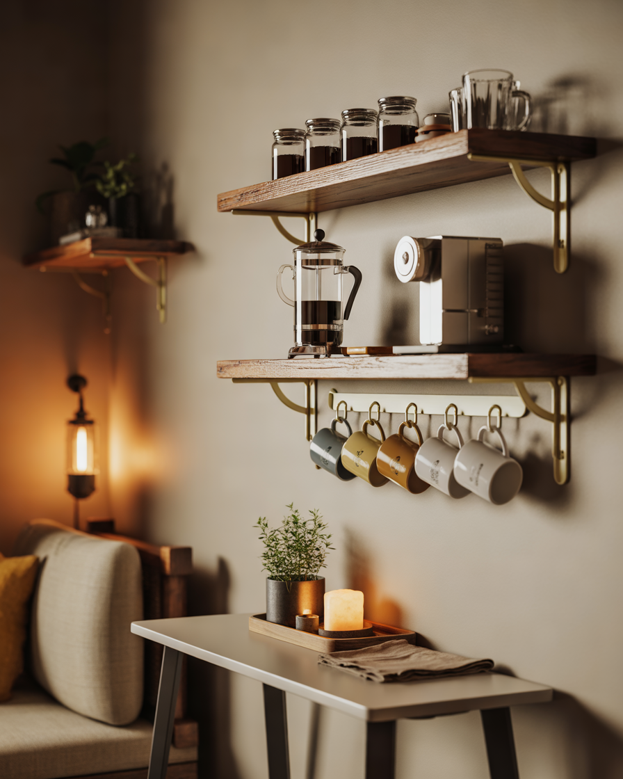 Create-a-Functional-Coffee-or-Beverage-Wall-Corner
