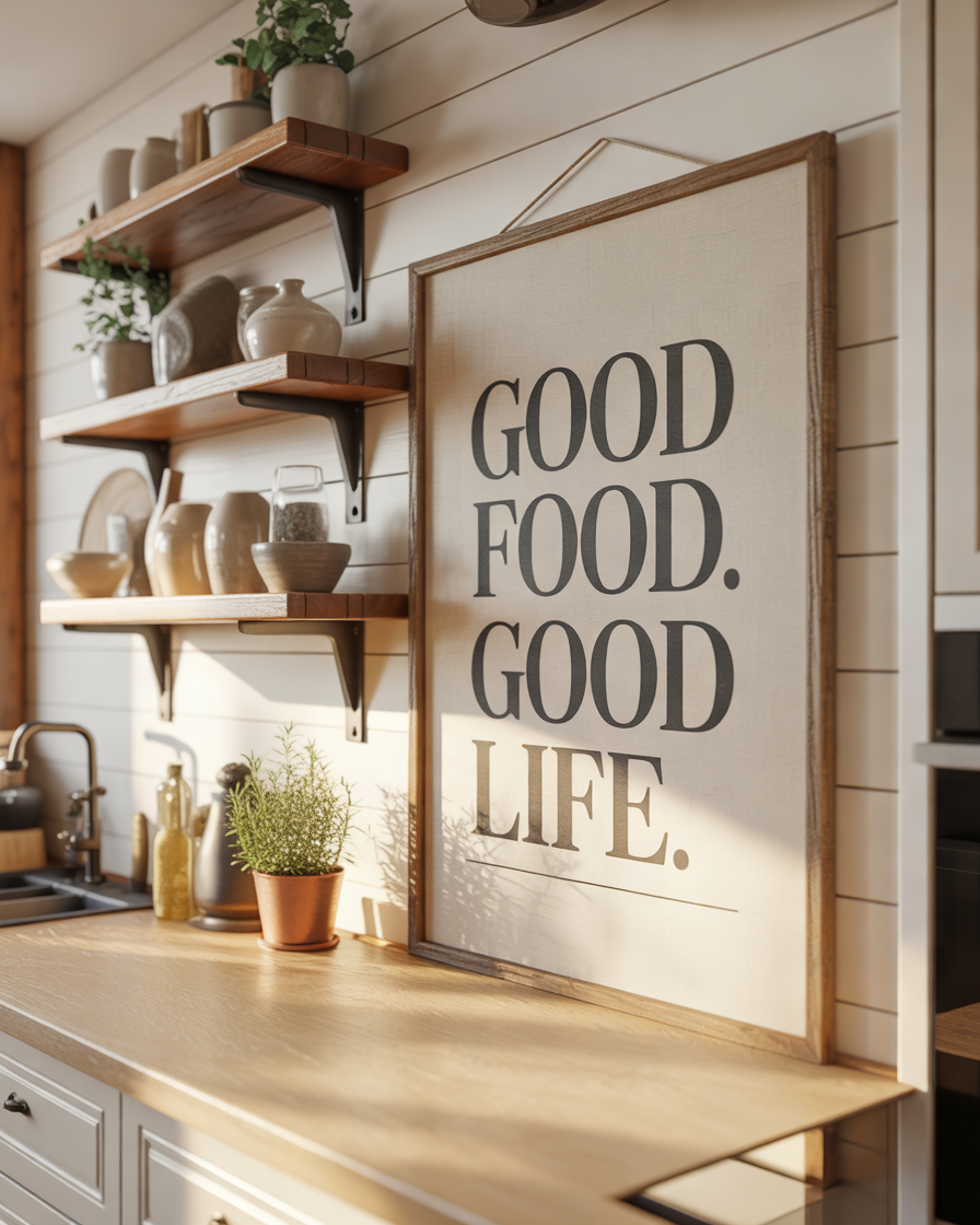 Create-a-Kitchen-Wall-With-Inspirational-Food-Quotes