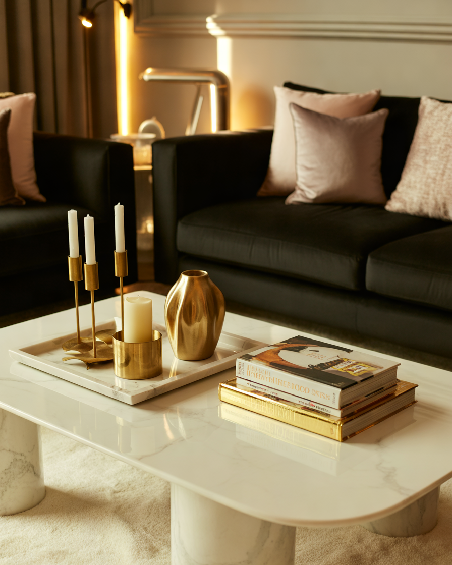 Create-a-Luxury-Look-With-Marble-and-Metallic-Accessories