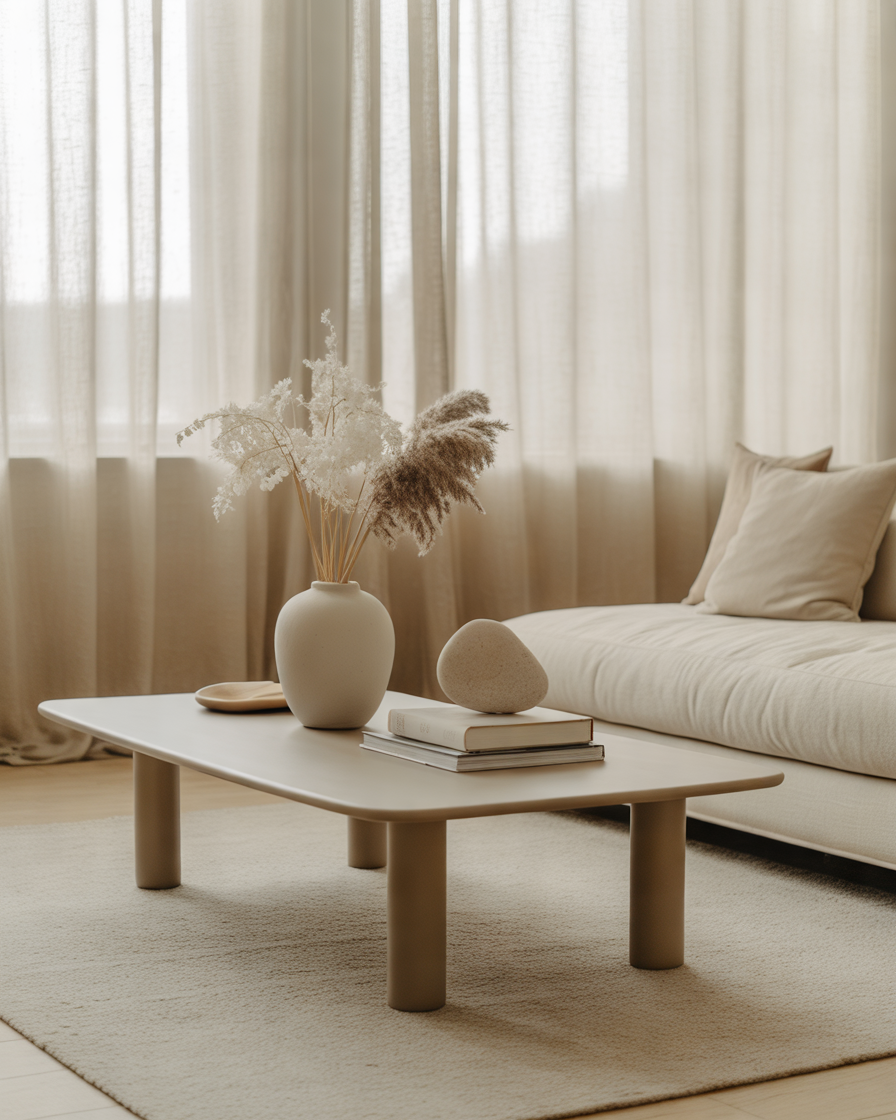 Create-a-Minimalist-Coffee-Table-With-Neutral-Decorative-Pieces