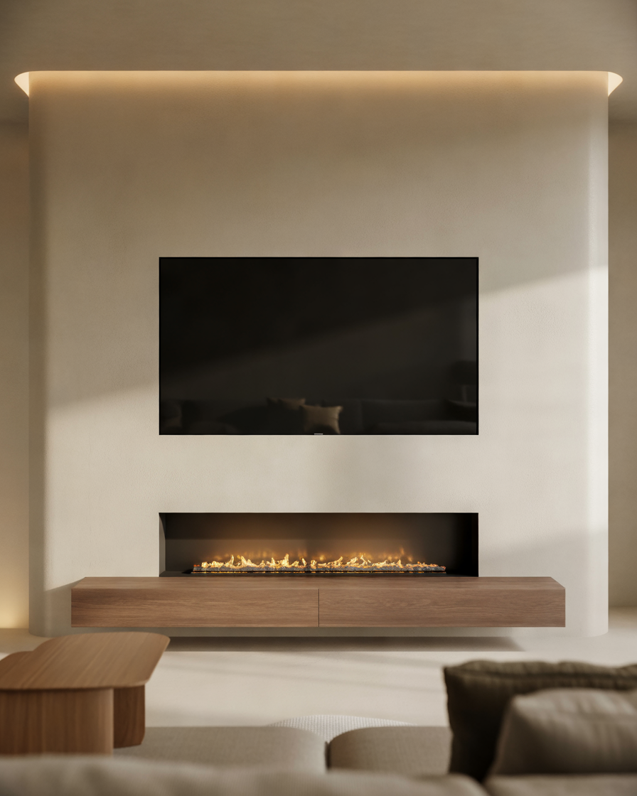 Create-a-Modern-Minimalist-TV-Above-Fireplace-Wall