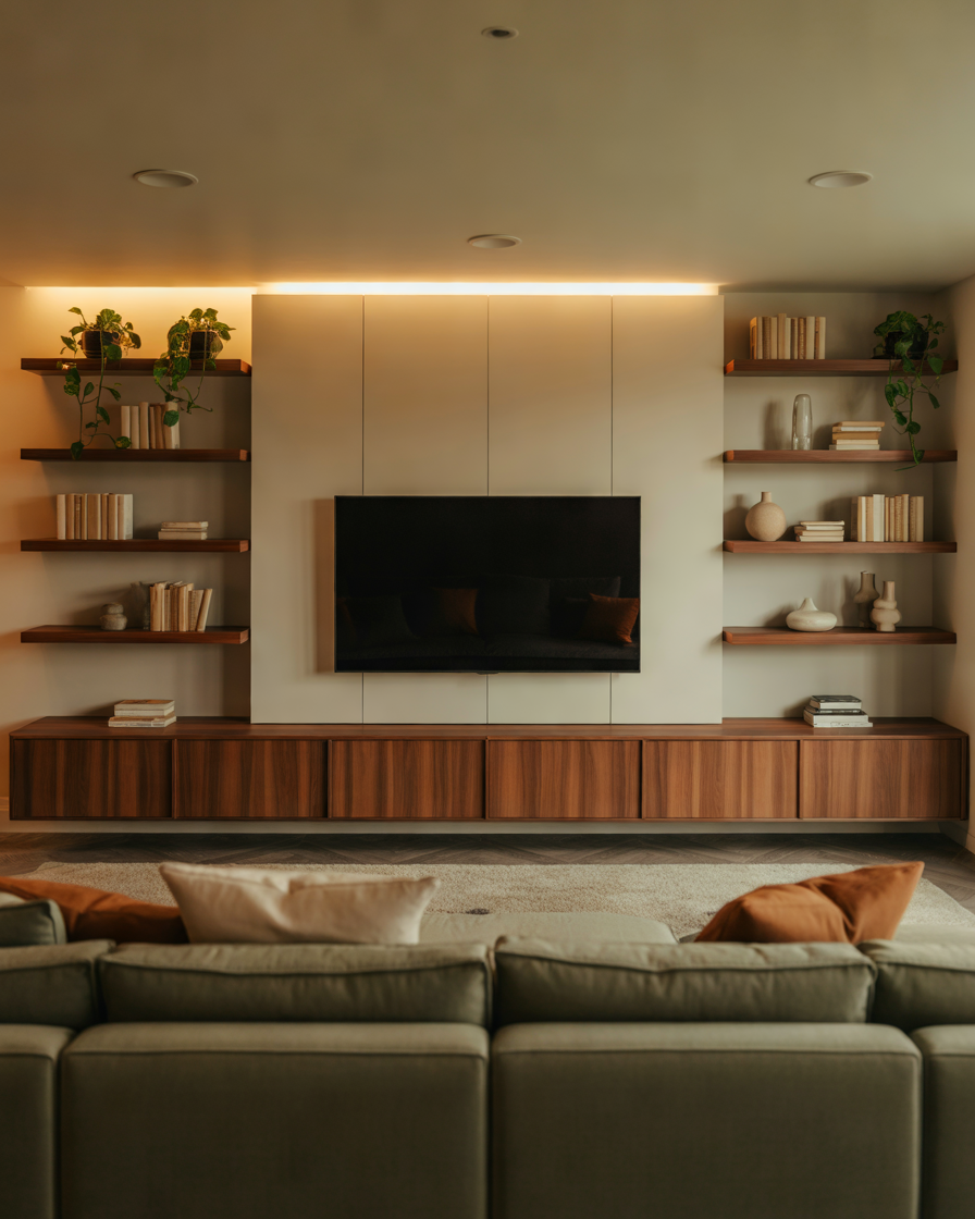Create-a-Modern-TV-Wall-With-Built-In-Storage