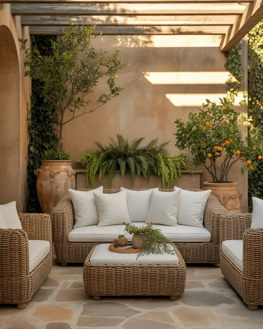 Create-a-Rustic-Outdoor-Seating-Area-With-Wicker-Furniture