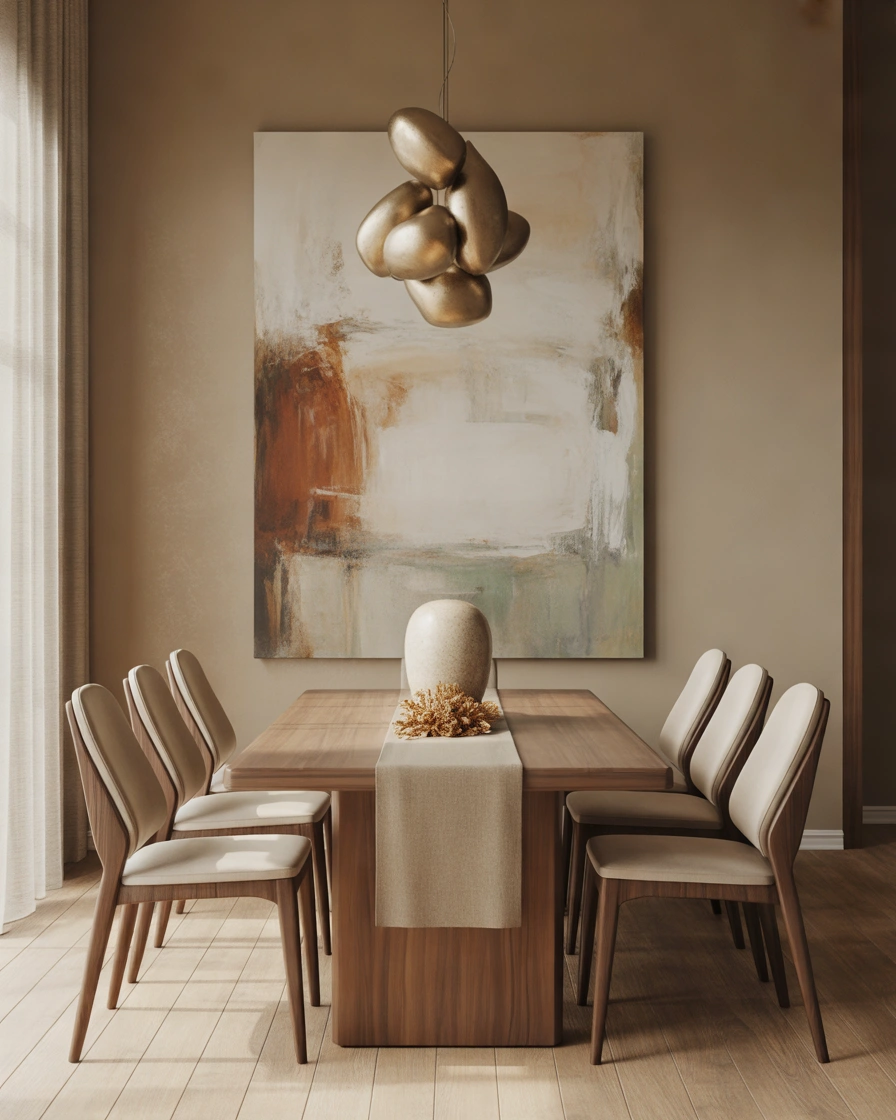 Create a Statement Wall With Oversized Artwork