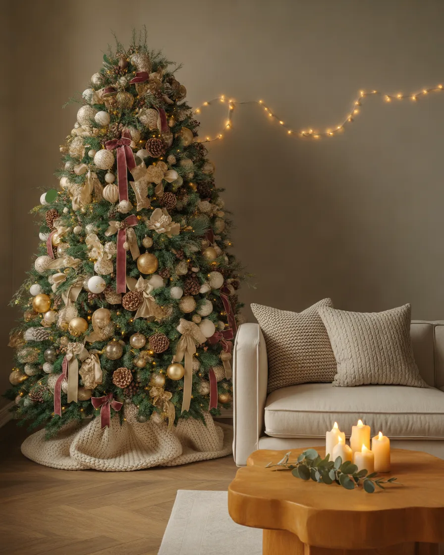 Create-a-Stunning-Christmas-Tree-with-Coordinated-Decorations