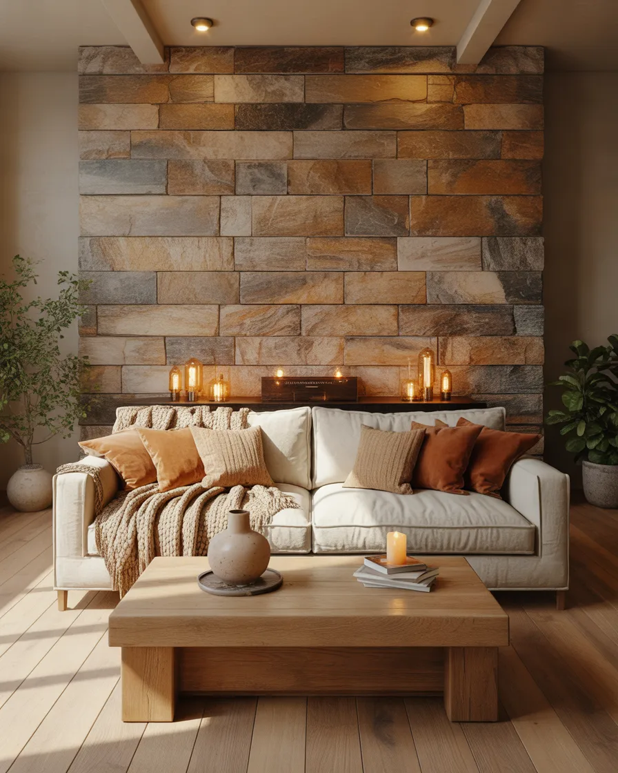 Create-a-Textured-Accent-Wall-With-Stone-or-Brick-Details