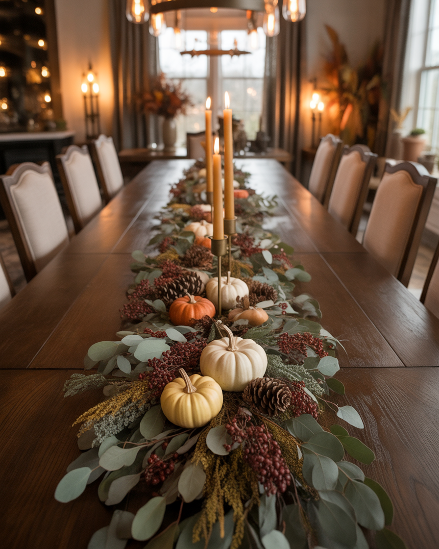 Create-an-Elegant-Fall-Garland-Running-Along-the-Center-of-the-Table