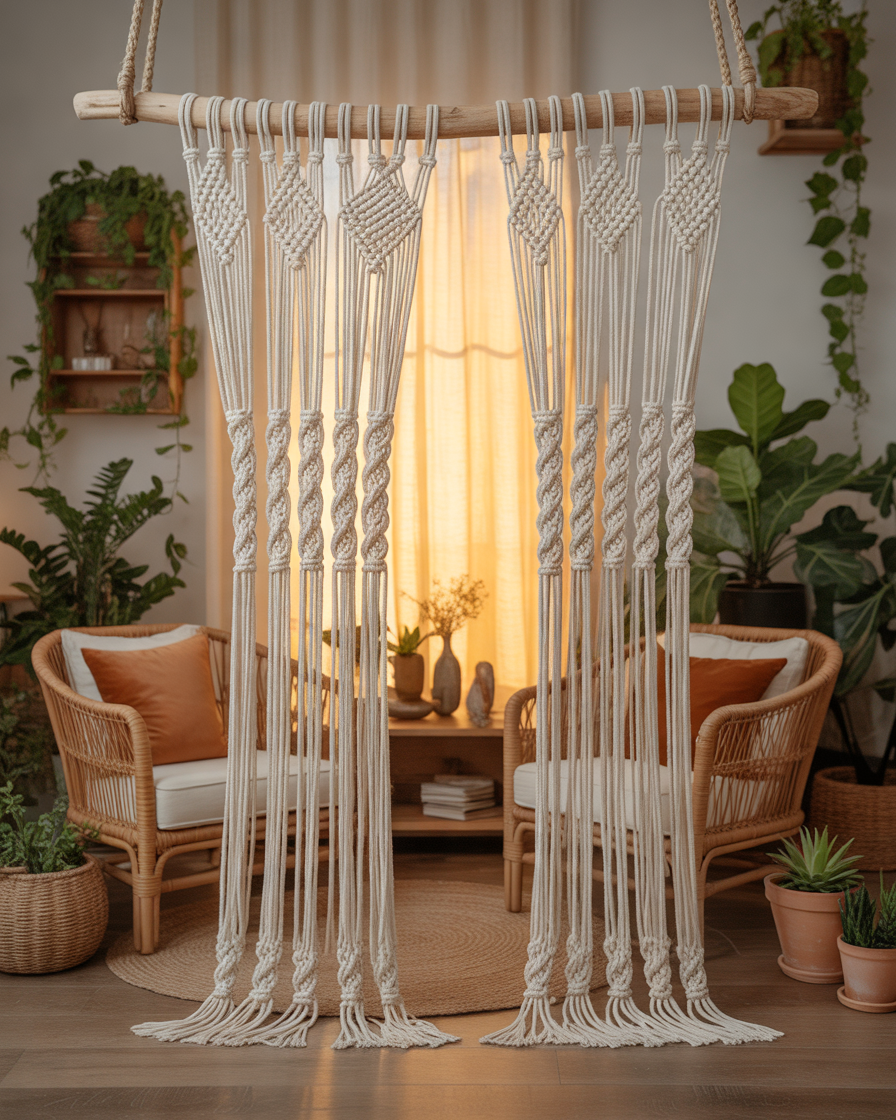 DIY-Macrame-Curtains-for-a-Boho-Inspired-Home-Style