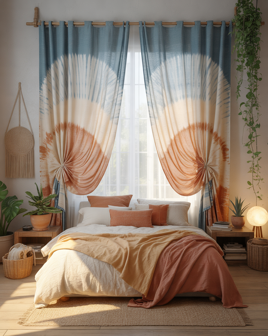 DIY-Tie-Dye-Curtains-for-a-Colorful-and-Artistic-Window-Design