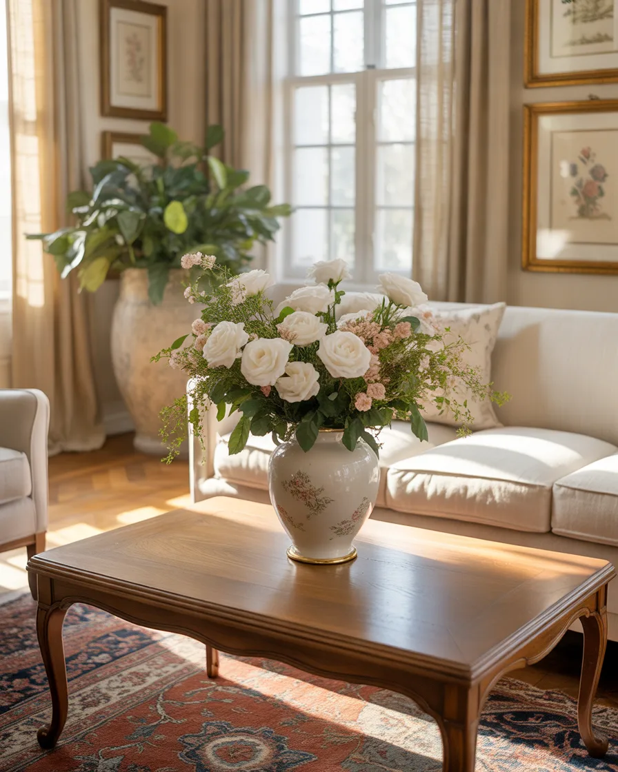Decorate-With-Fresh-Flowers-and-Natural-Greenery